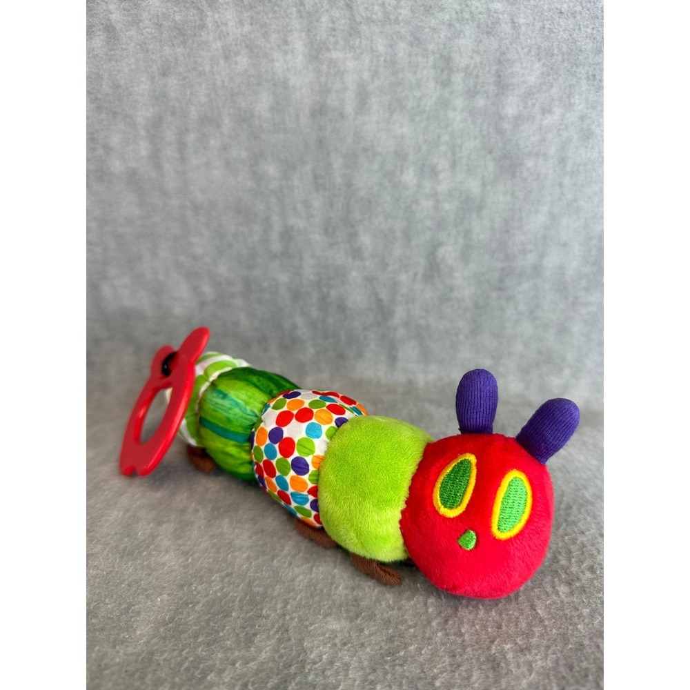 The Very Hungry Caterpillar Plush Toy Teether Rattleโ Eric Carle Baby Toy Infant